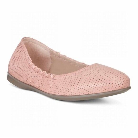New! ECCO Incise Enchant Ballerina Leather Muted Clay Ballet Flats 10-10.5 EU41 - Picture 12 of 12